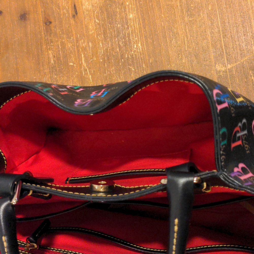 Dooney & Bourke DB75 Multi Brenna Satchel Handbag - Picture 5 of 12